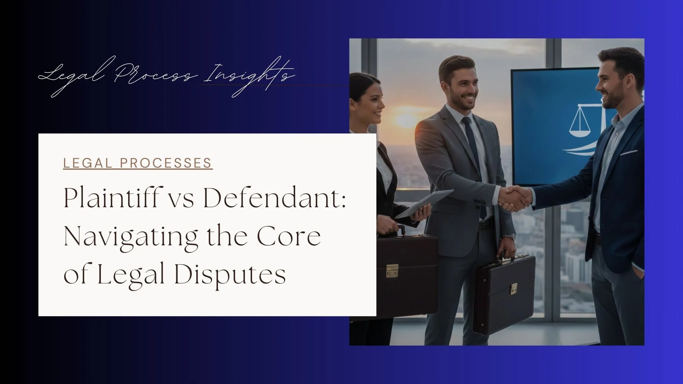 Plaintiff vs Defendant